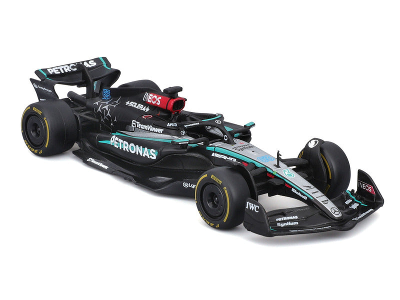 Mercedes model car, bburago, George Russell, #63, 1:43, F1W15