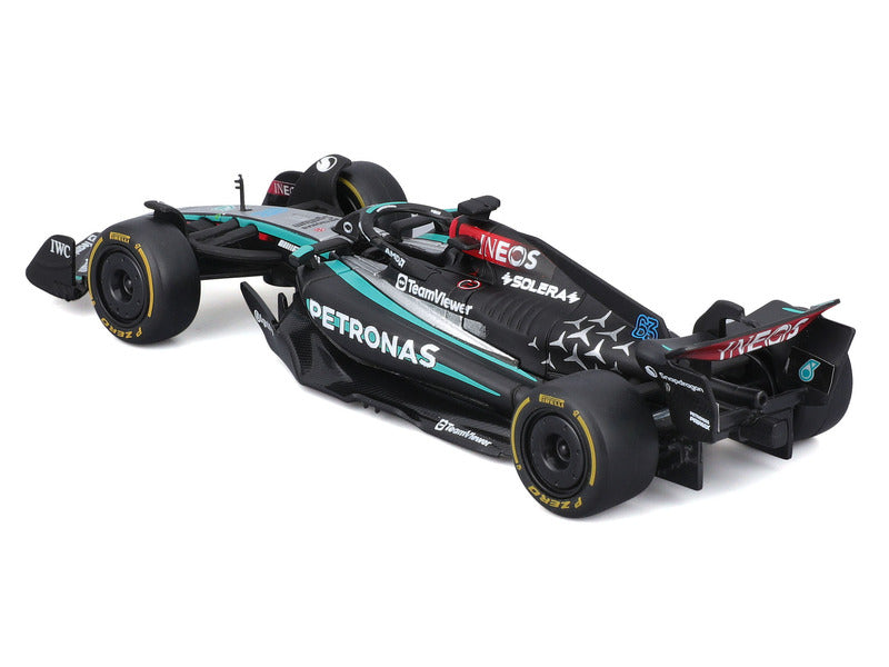 Mercedes model car, bburago, George Russell, #63, 1:43, F1W15