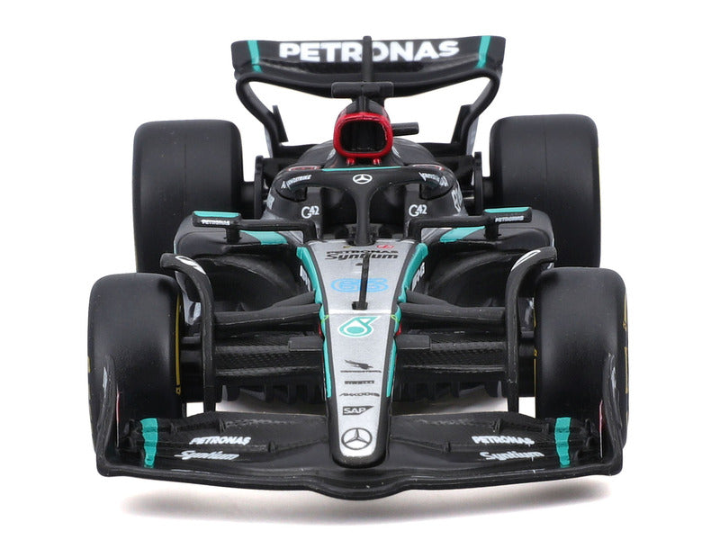Mercedes model car, bburago, George Russell, #63, 1:43, F1W15