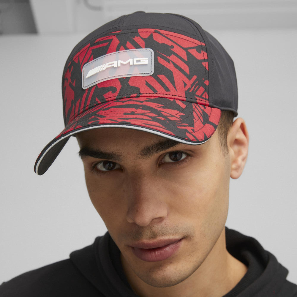 Mercedes cap, Puma, AMG, camo, black