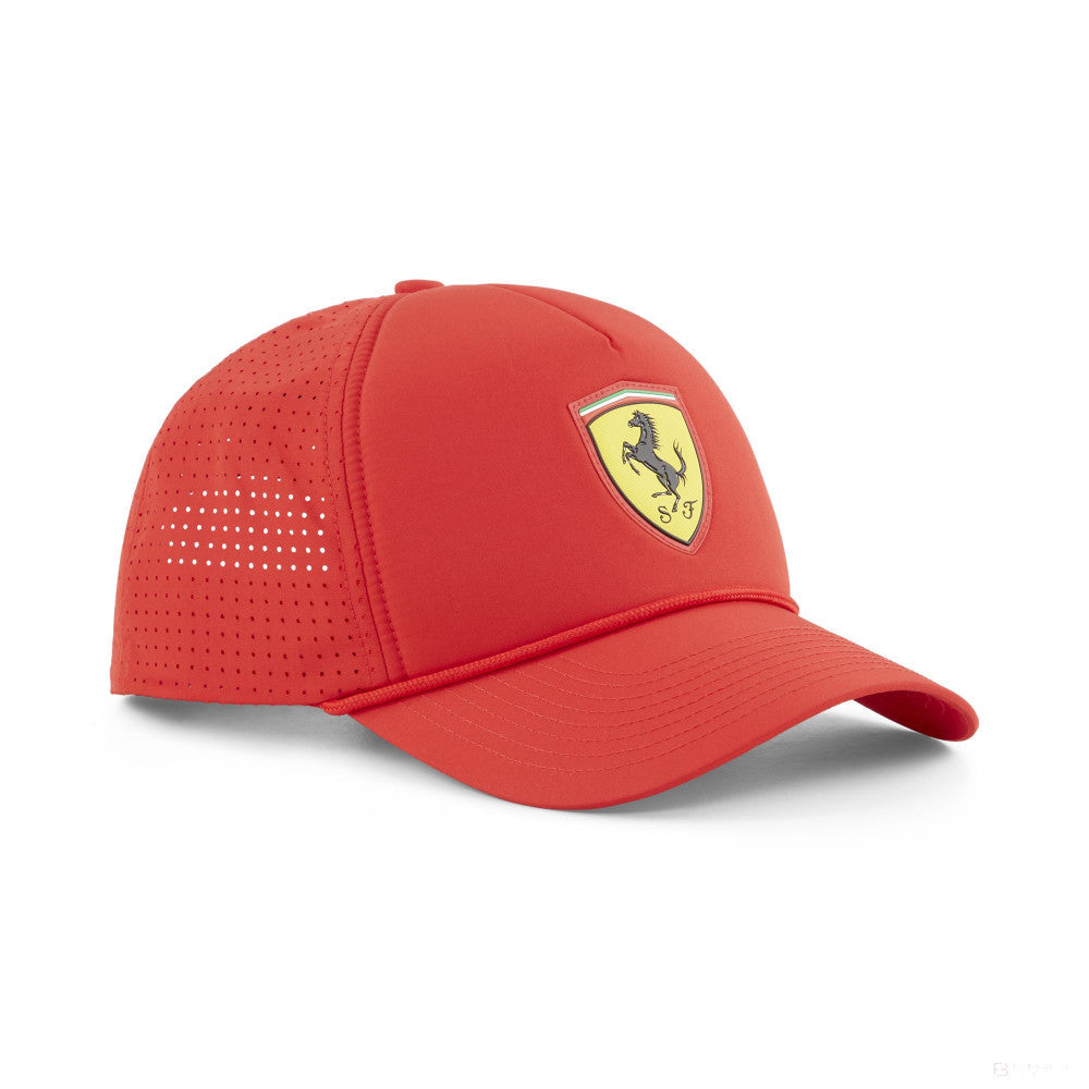 Ferrari cap, Puma, trucker, red
