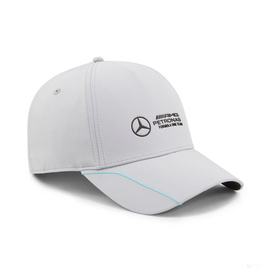 Mercedes cap, Puma, team, baseball, silver, 2024