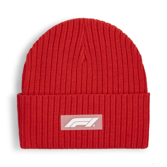 Formula 1 cap, Puma, beanie, red