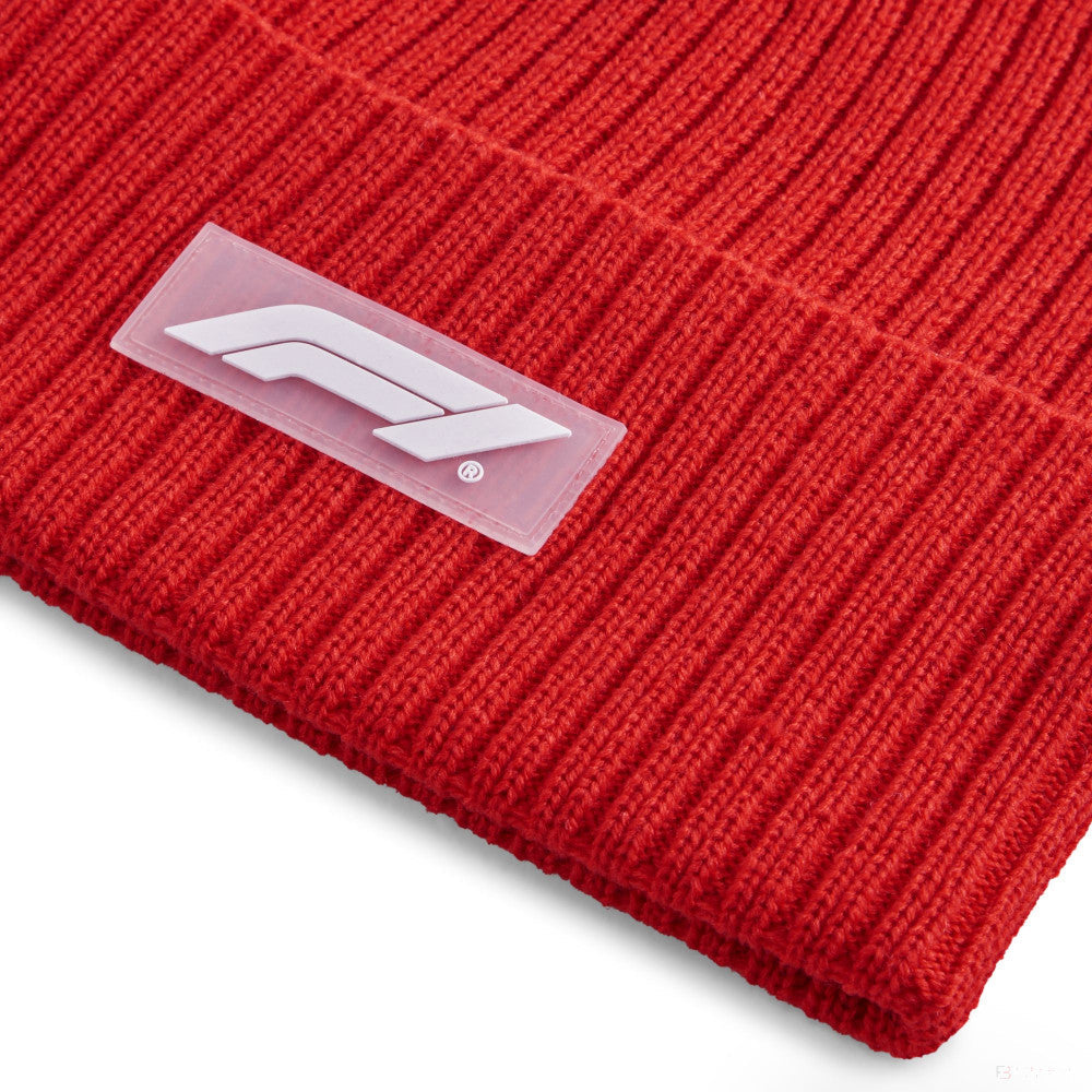 Formula 1 cap, Puma, beanie, red