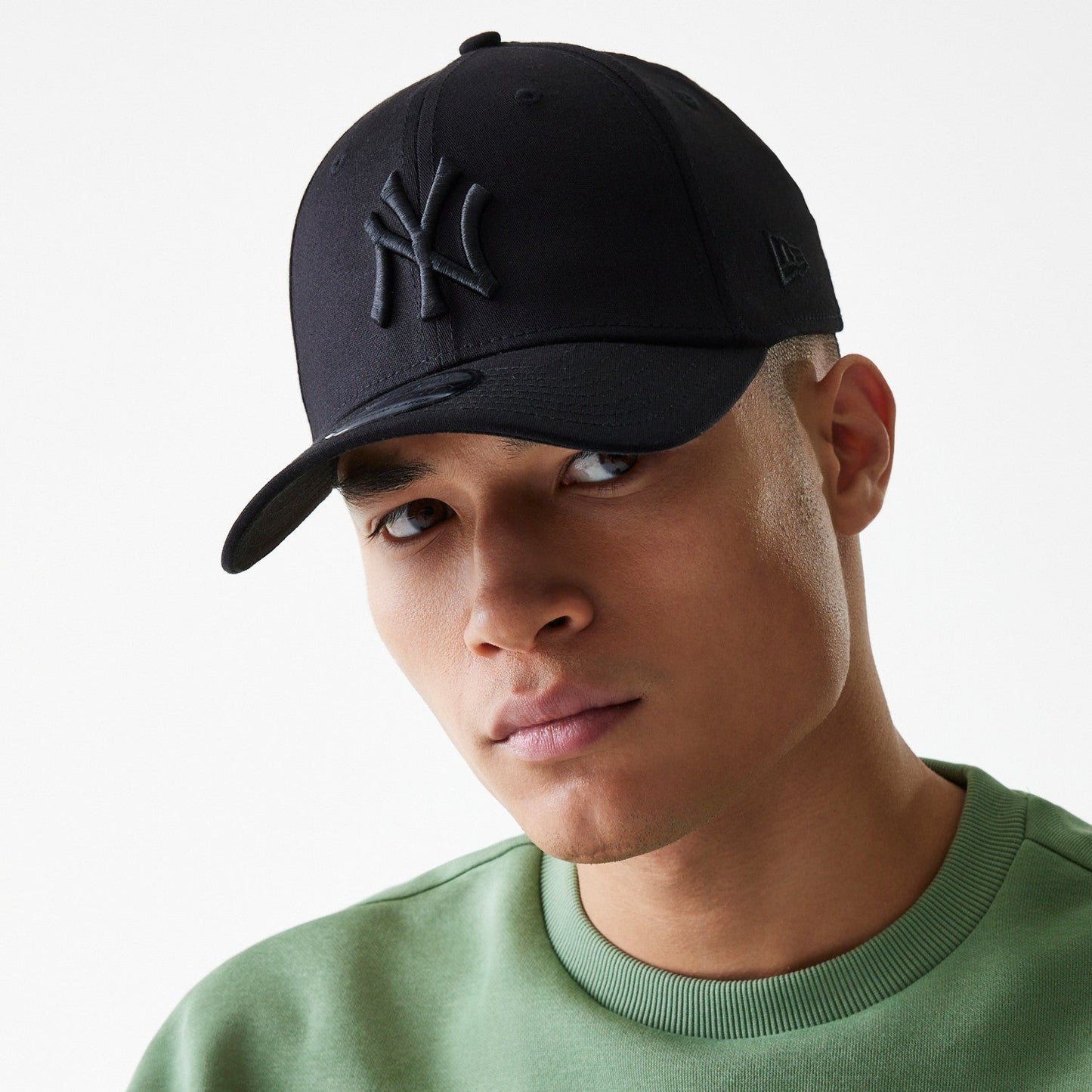 New York Yankees cap, New Era, 39THIRTY, Basic, full black