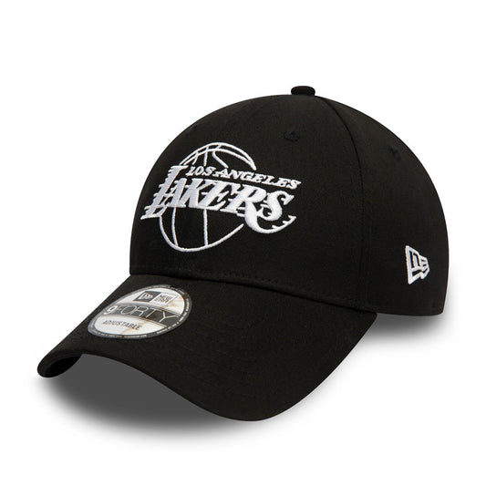 Los Angeles Lakers cap, New Era, 9FORTY, essential, black