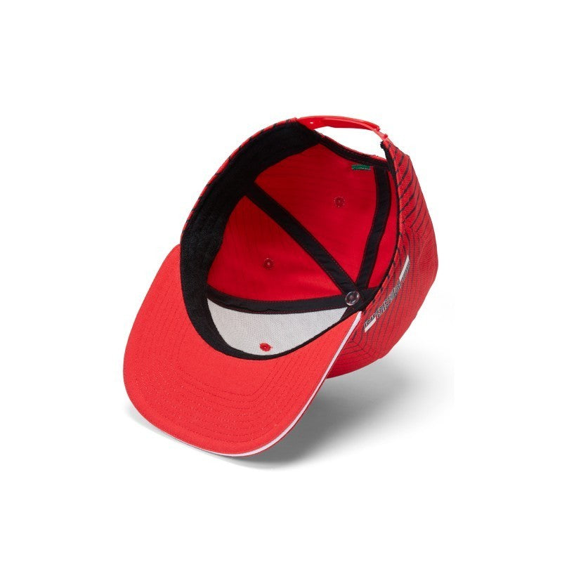 Ferrari Flatbrim Cap, Sebastian Vettel, Adult, Red, 2018