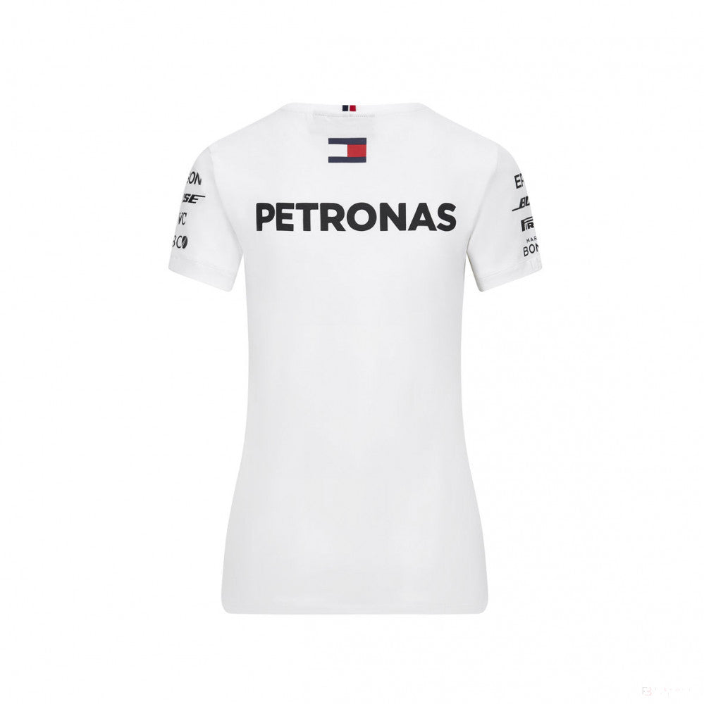 Mercedes Womens T-shirt, Team, White, 2020
