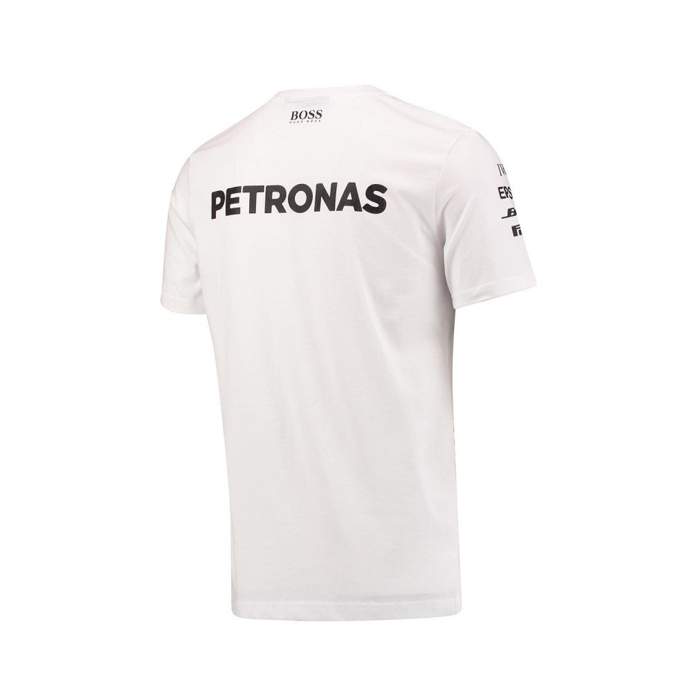 Mercedes Kids T-shirt, Team, White, 2017