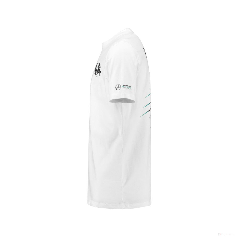 Mercedes Kids T-shirt, Lewis Hamilton, White, 2018