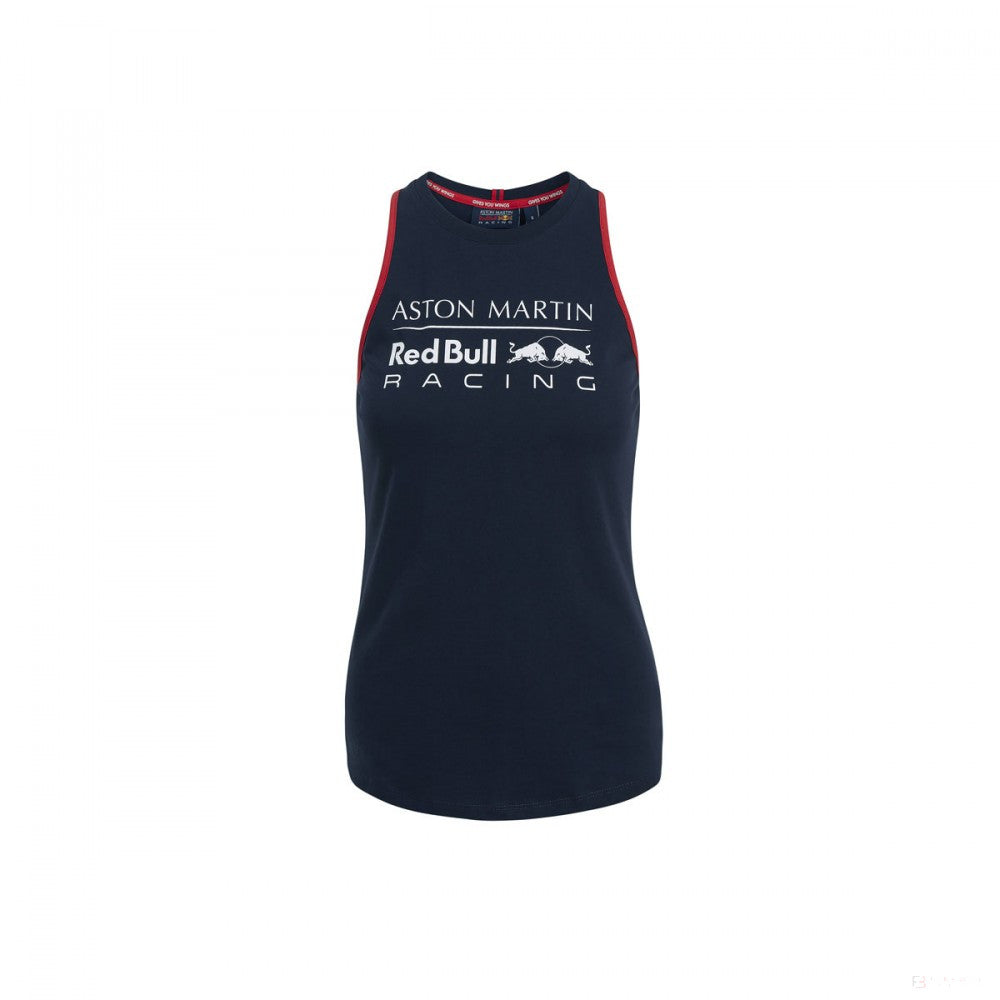 Red Bull Womens Top, Team Logo, Blue, 2019