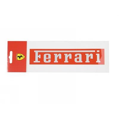 Ferrari Sticker, 19x4 cm, Red, 2012