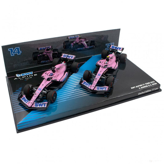 Alpine F1 Team 2022 A522 Fernando Alonso / Esteban Ocon double set Limited Edition 1:43
