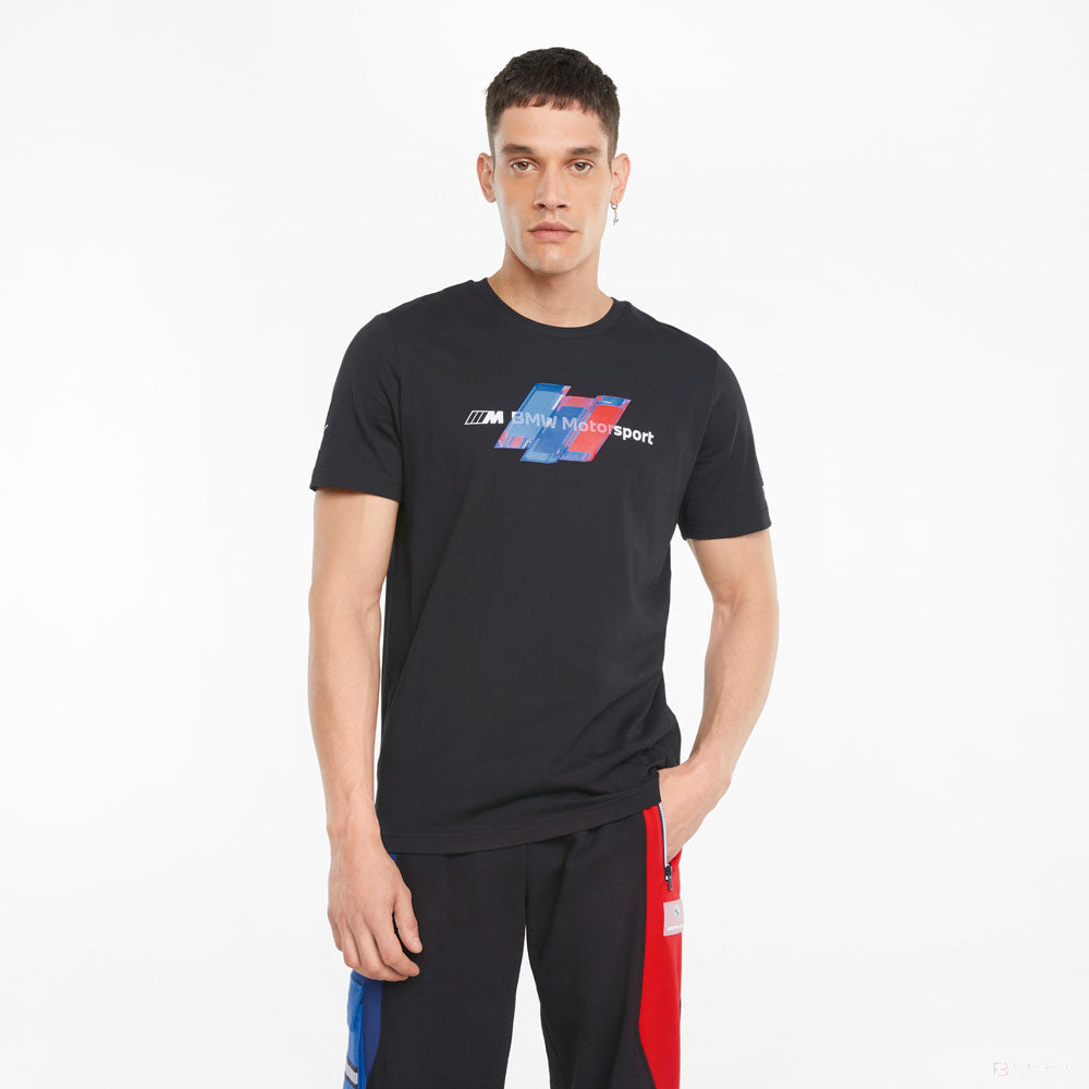 BMW T-shirt, Puma BMW Motorsport Logo, Black, 2021
