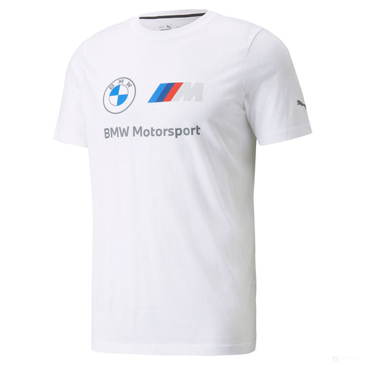 BMW T-shirt, Puma BMW MMS ESS Logo, White, 2021