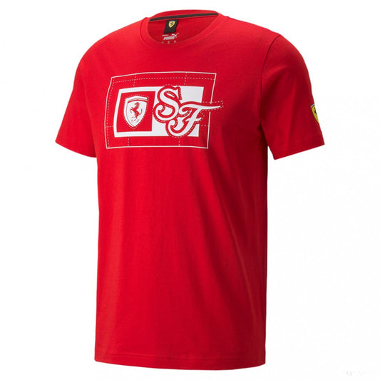 Puma Ferrari Race T-shirt, Red, 2022