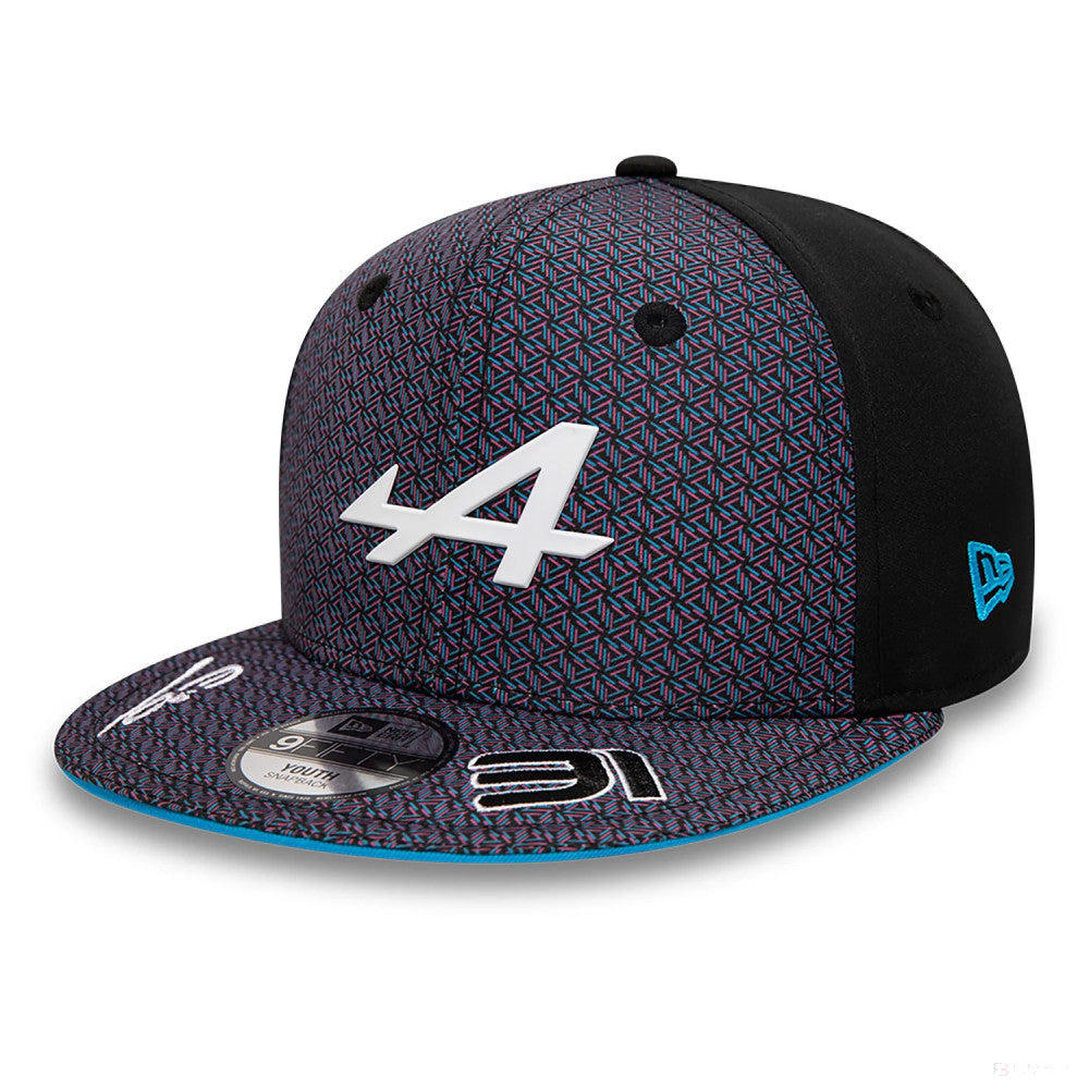 Alpine Esteban Ocon 9FIFTY Cap, Pc Kids Black-Youth