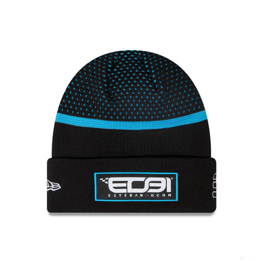 Alpine Esteban Ocon Cuff Beanie Kids Black-Youth