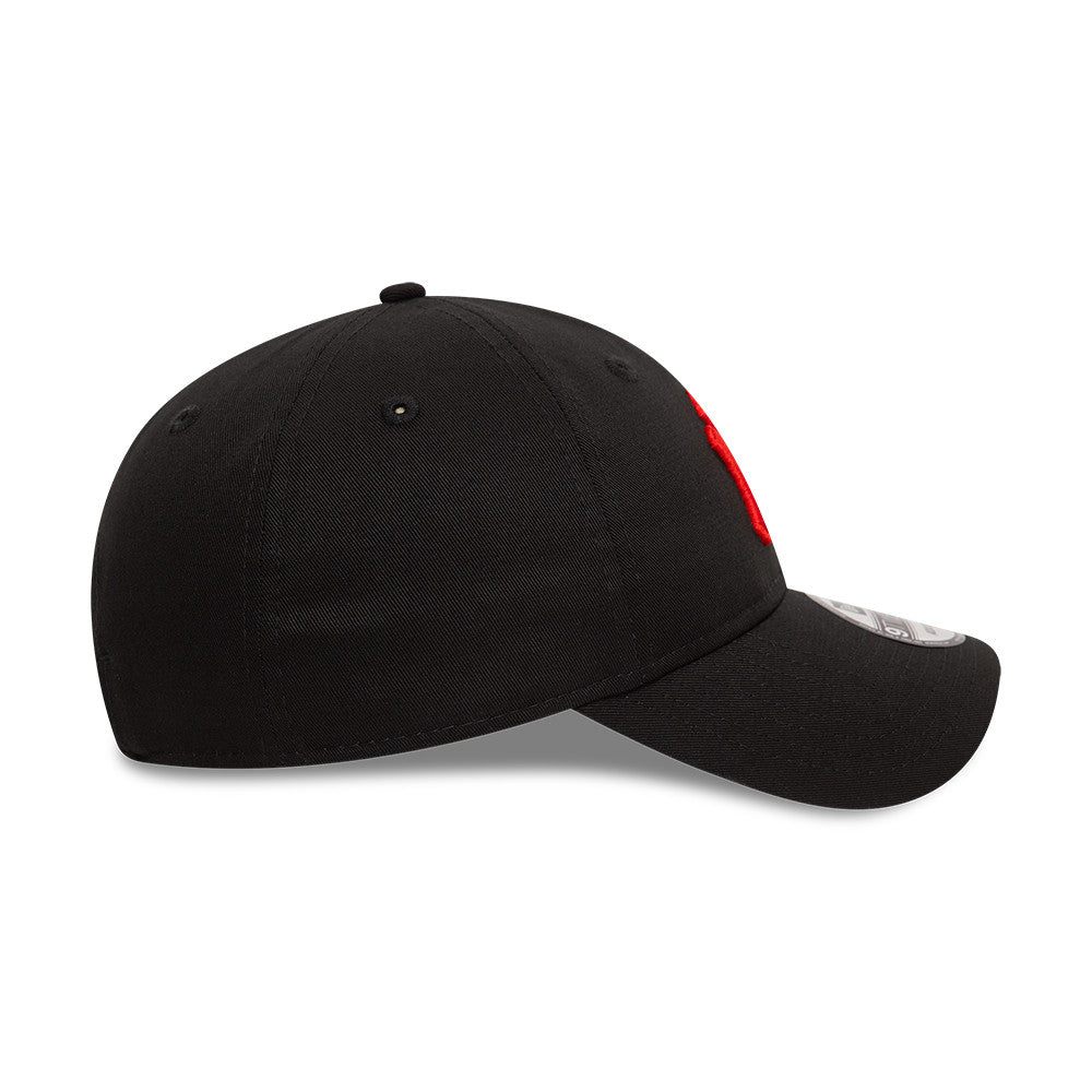 New York Yankees cap, red logo, New Era, 9TWENTY, essential, black