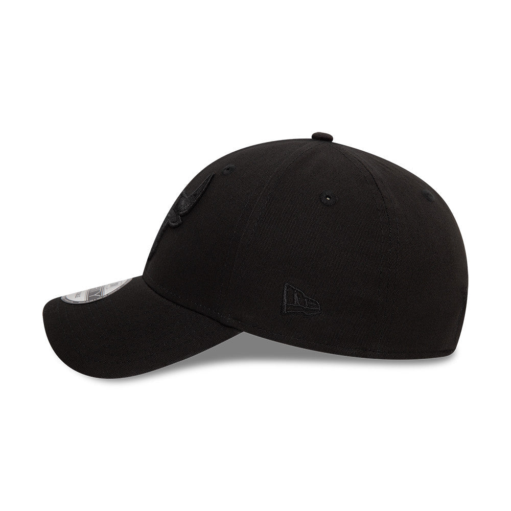 Chicago Bulls cap, New Era, 9FORTY, essential, full black