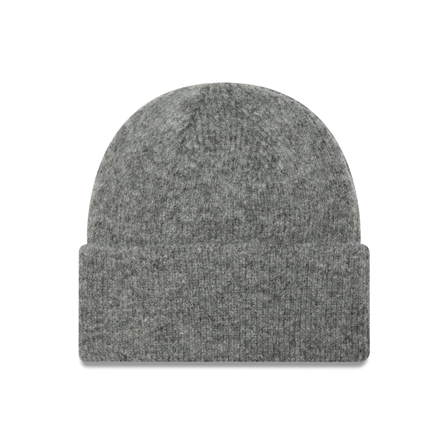 New York Yankees beanie, women's wide cuff, New Era, gray
