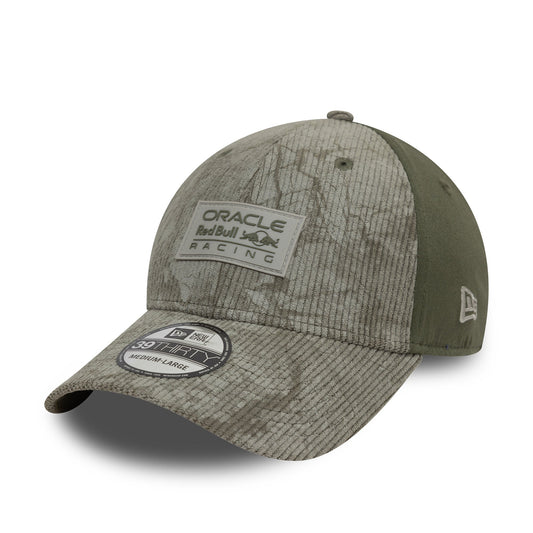 Red Bull Racing cap, New Era, 39THIRTY, cord, green