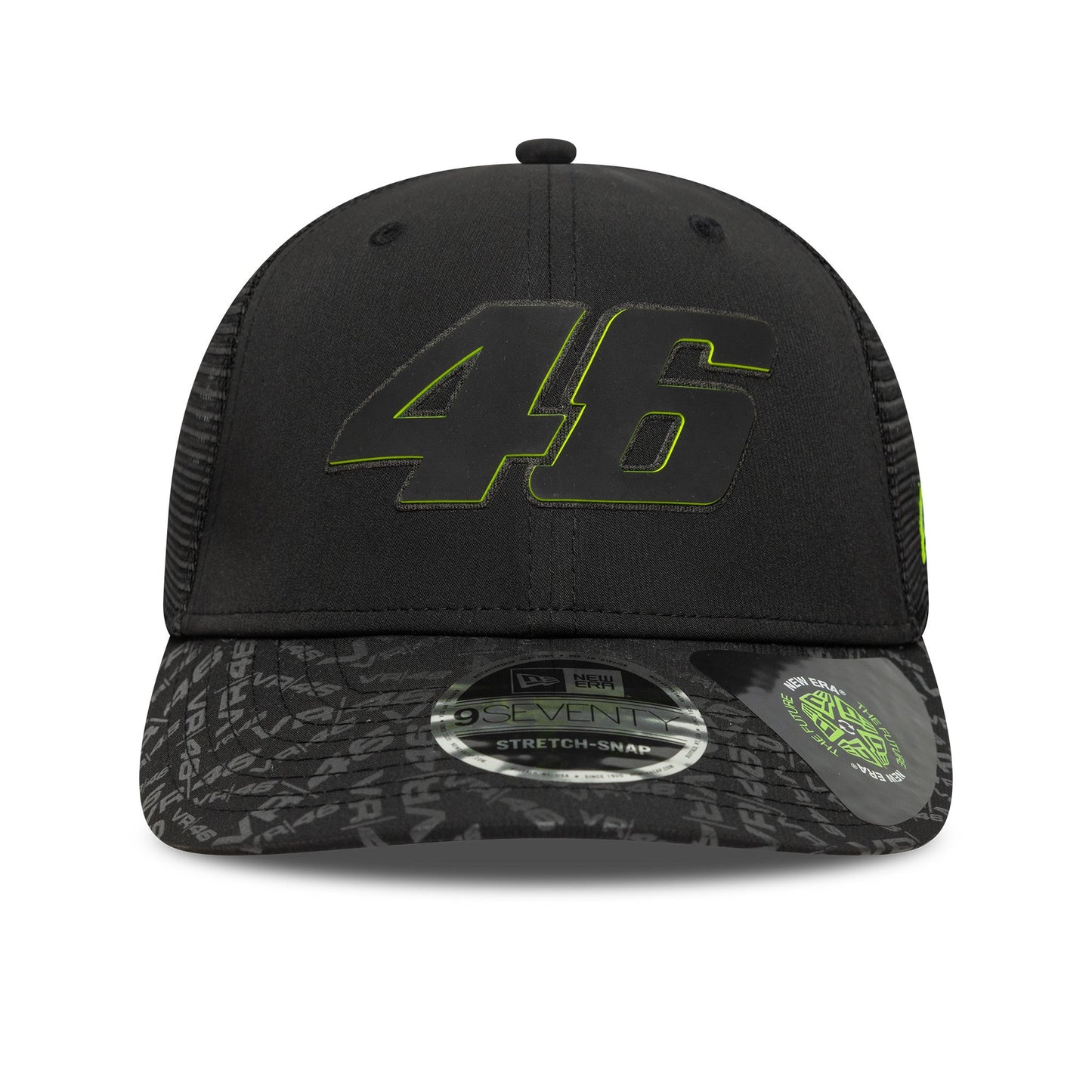 Valentio Rossi #46 cap, VR46, sustainable, New Era, 9SEVENTY, black