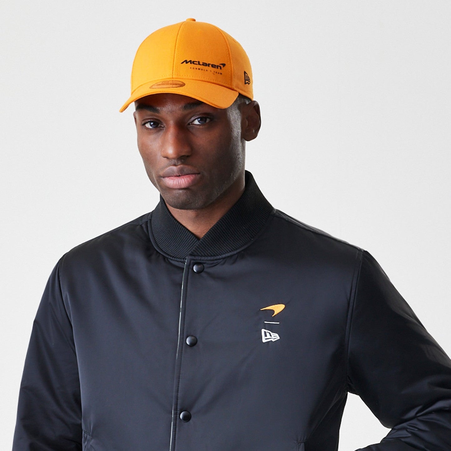 McLaren bomber jacket, reversible, New Era, multicolour