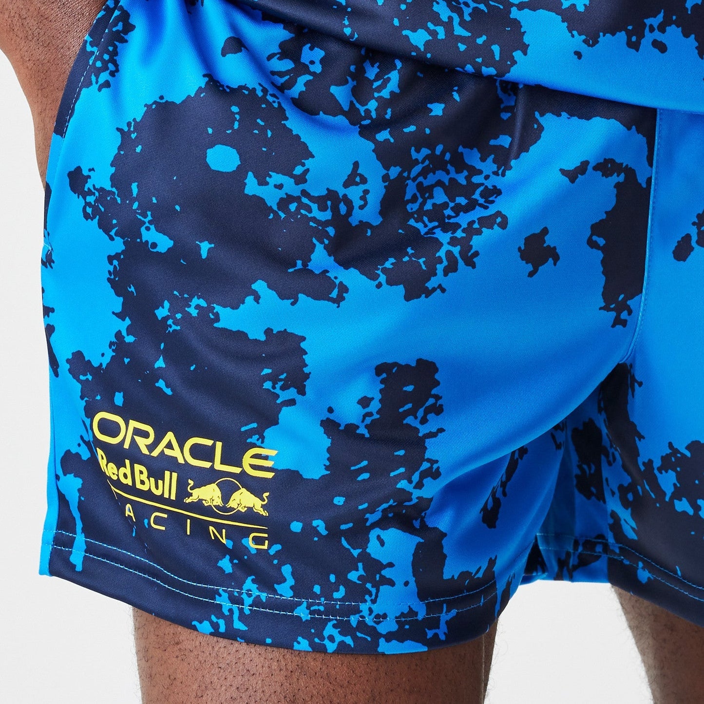 Red Bull Racing shorts, football, New Era, camoflauge, blue