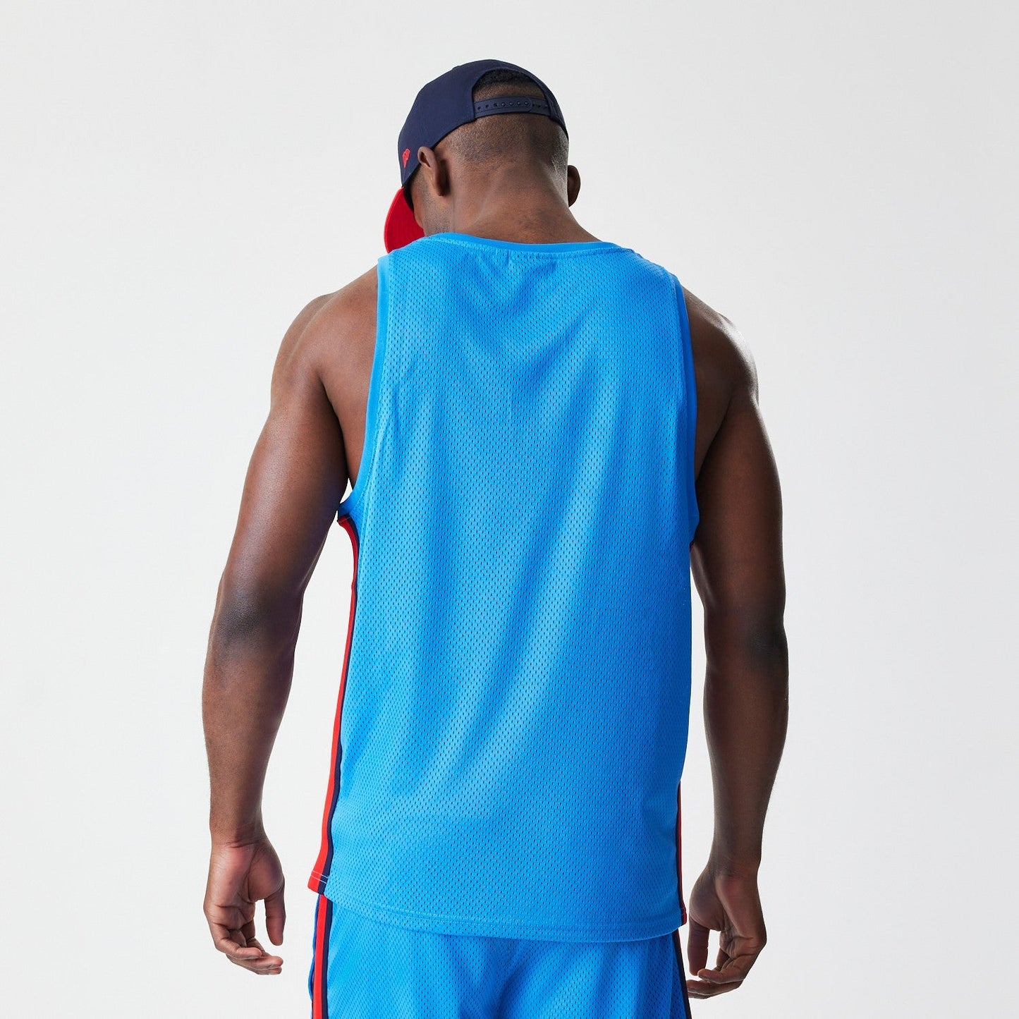 Red Bull Racing sleevless t-shirt, New Era, baseketball mesh, blue