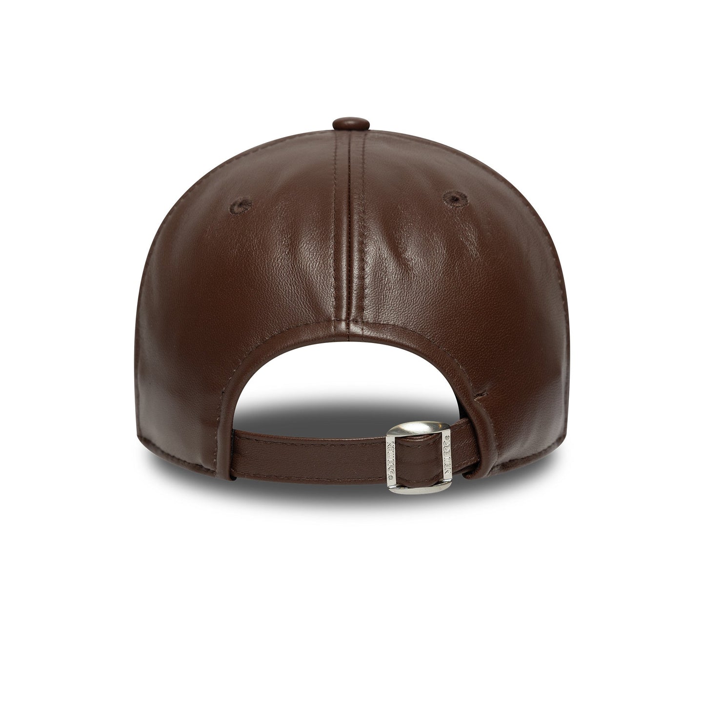New York Yankees cap, leather, New Era, 9FORTY, plain, brown