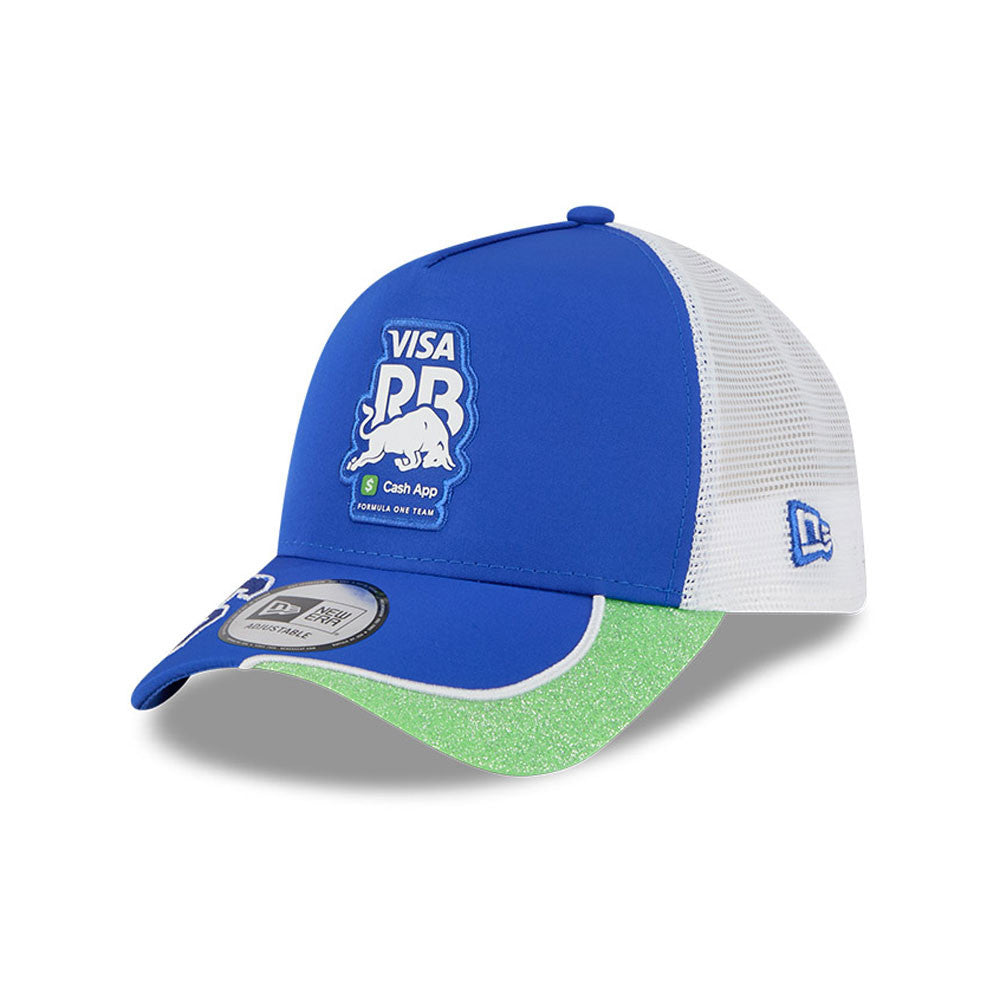 Visa RB cap, trucker, Las Vegas special edition, Isack Hadjar, New Era, 9FORTY, blue