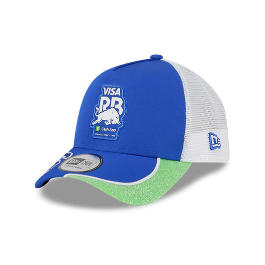 Visa RB cap, trucker, Las Vegas special edition, Isack Hadjar, New Era, 9FORTY, blue
