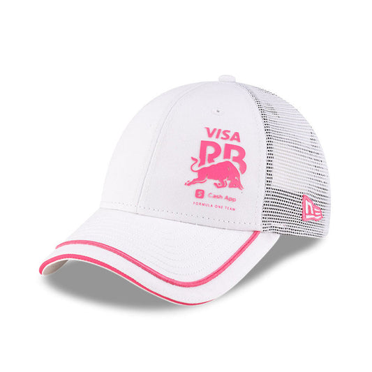 Visa RB cap, trucker Miami special edition, New Era, 9FORTY, white