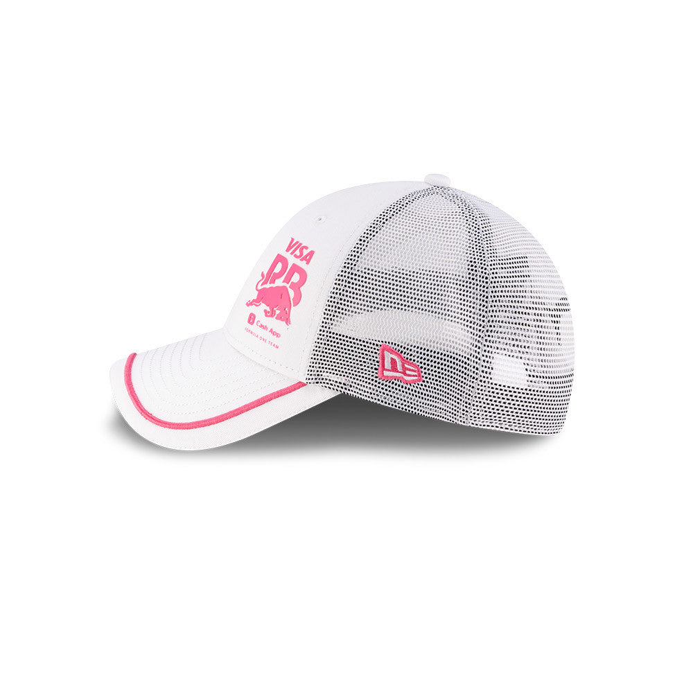 Visa RB cap, trucker Miami special edition, New Era, 9FORTY, white