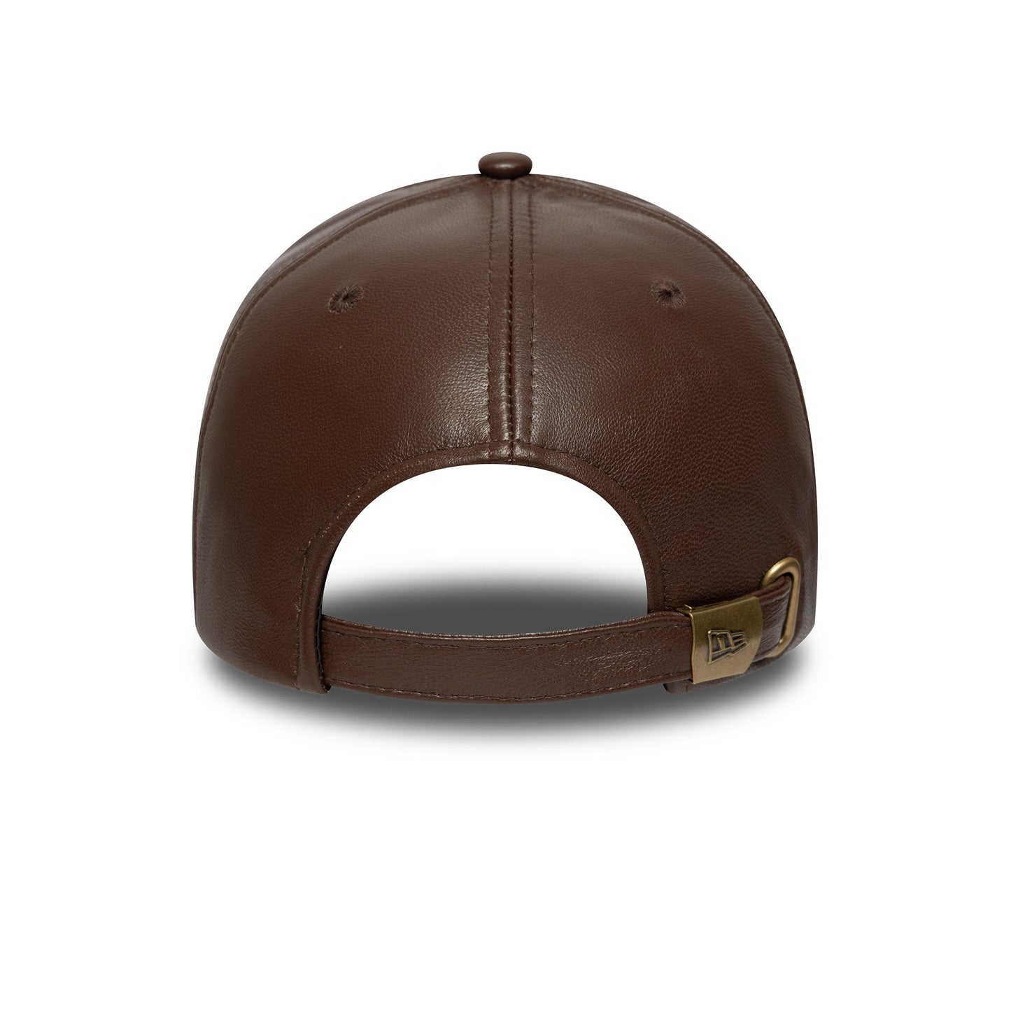 New York Yankees cap, leather, New Era, A-frame, brown