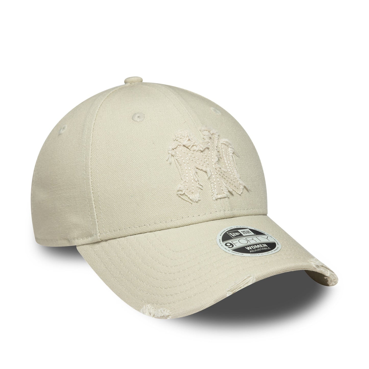 New York Yankees cap, distressed, New Era, 9FORTY, grey, women