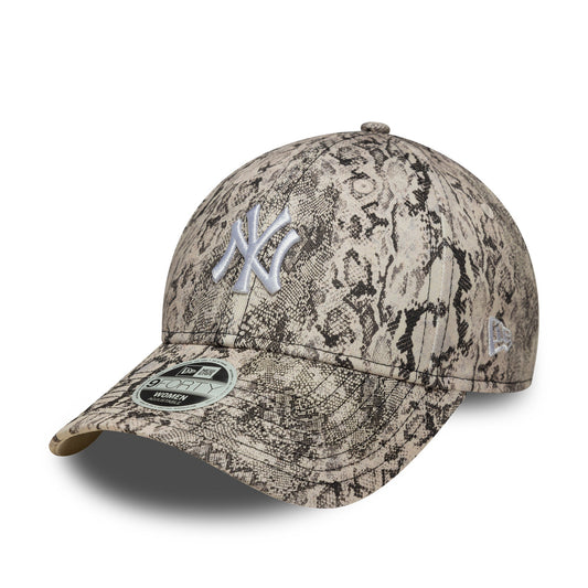 New York Yankees cap, snake, 9FORTY, New Era, grey