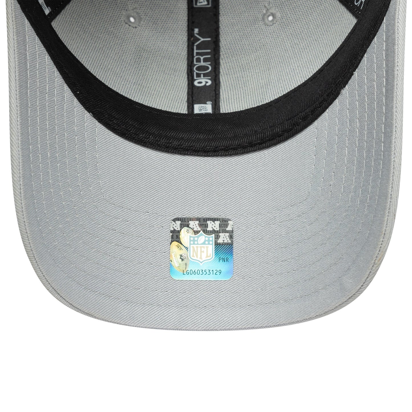 Los Angeeles Raiders cap, TEAM OUTLINE, New Era, 9FORTY, grey
