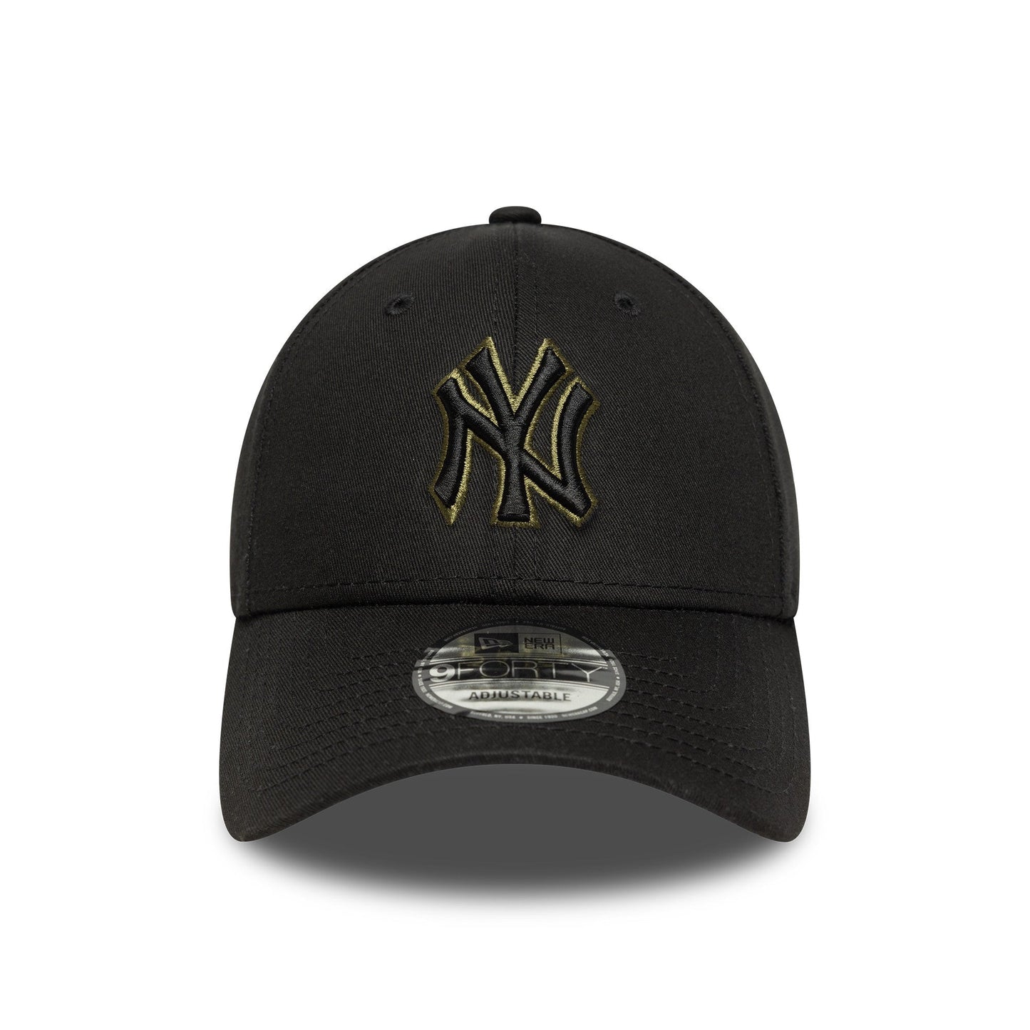 New York Yankees cap, TEAM OUTLINE, New Era, 9FORTY, outline, black