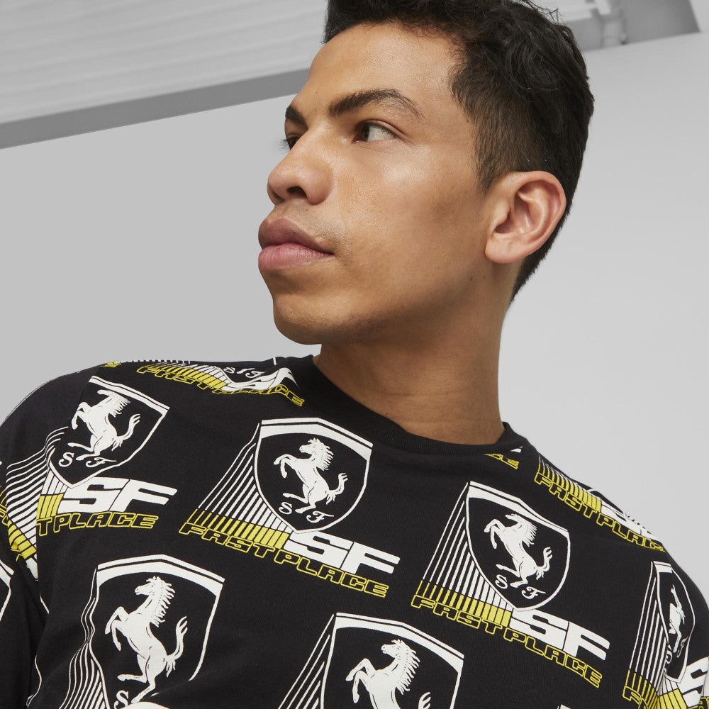 Ferrari t-shirt, Puma, Race AOP 2, black