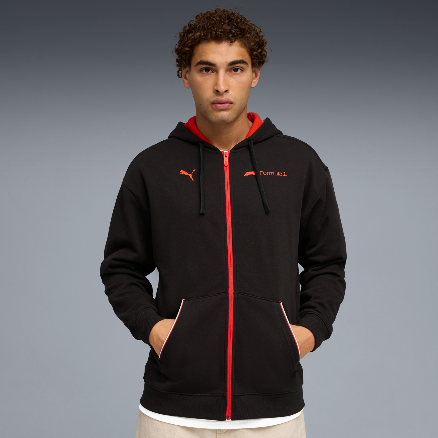 F1 hoodie, Puma, Essetial+, fullzip, black 🔥