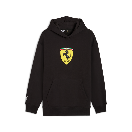 Ferrari hoodie, Puma, sportswear, shield logo, black 🔥