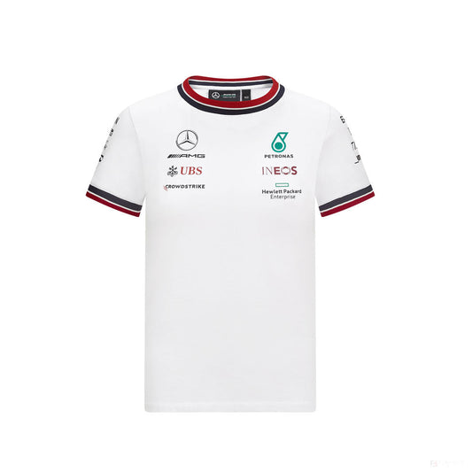Mercedes Kids T-shirt, Team, White, 2021