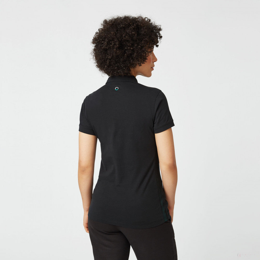 Mercedes Womens Polo, Classic, Black, 2022