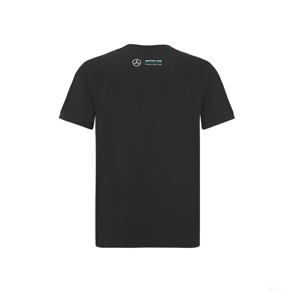 Mercedes Lewis Hamilton Kids T-Shirt, LEWIS #44, Black, 2022