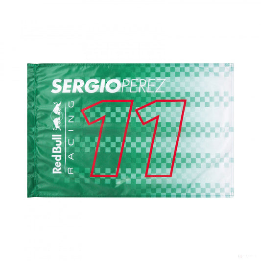 Red Bull Flag, Sergio Pérez, 90x60 cm, Orange, 2021