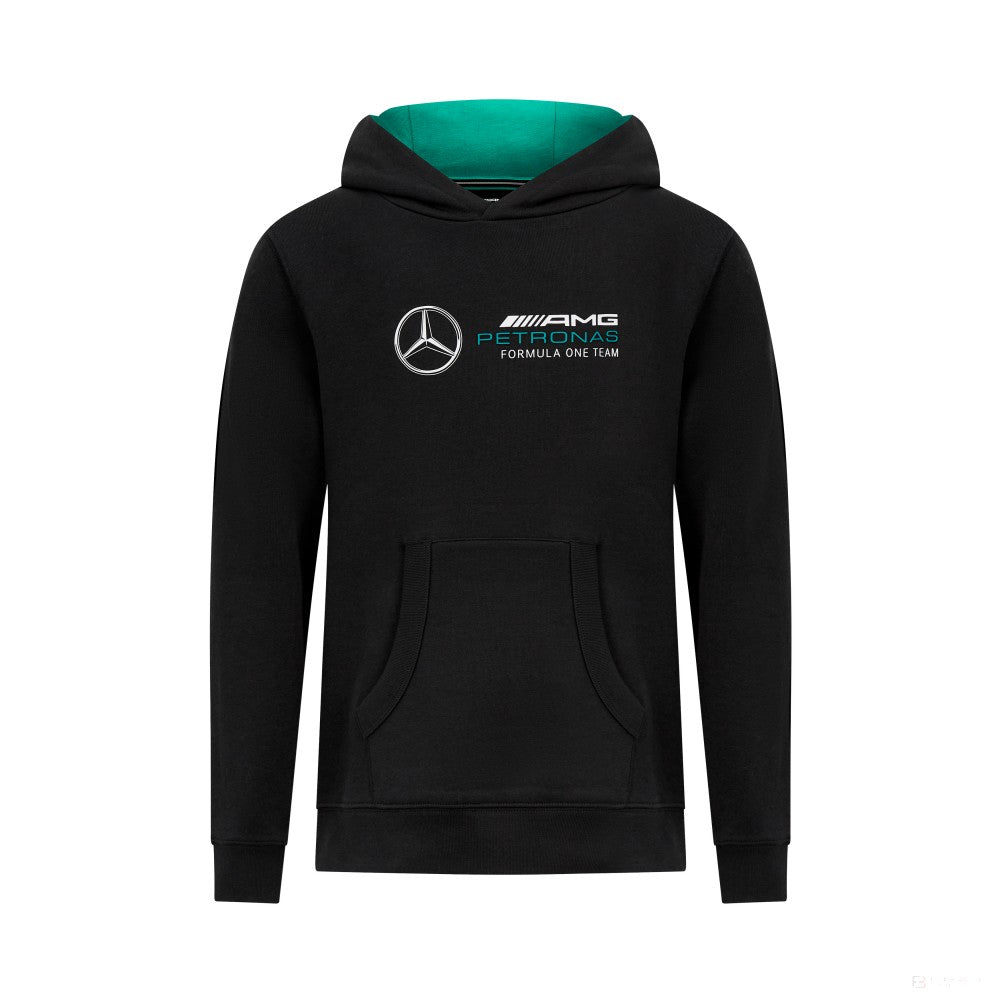 Mercedes Kids Logo Hoody, Black