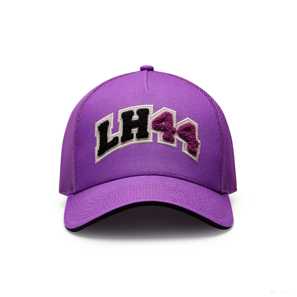 Mercedes Lewis Hamilton Trucker Cap, Purple