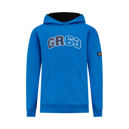 Mercedes Kids George Russell Hoody, Blue